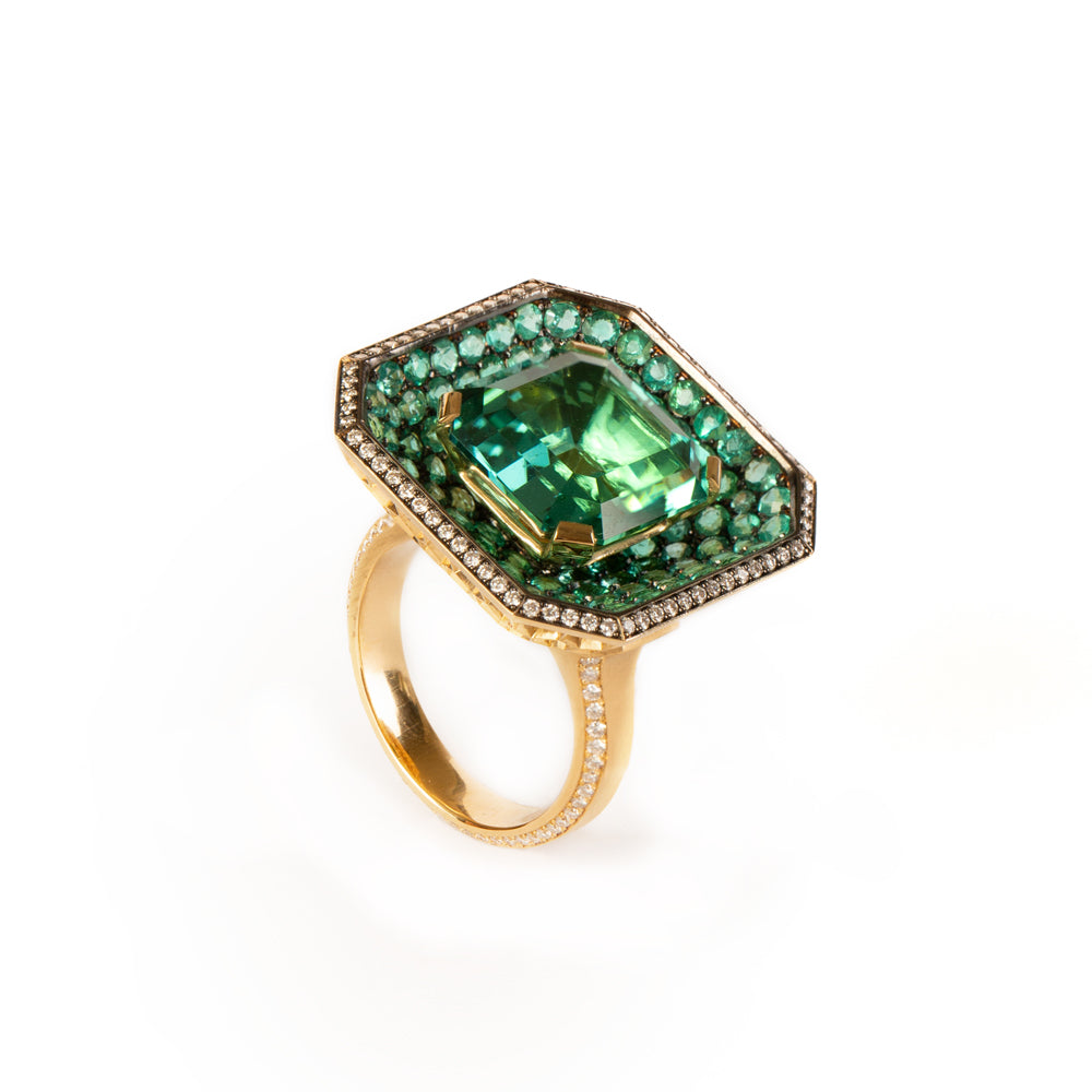Honeycomb ring