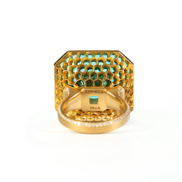 Honeycomb ring