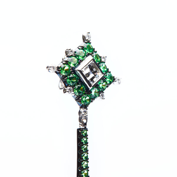 Gothic Aqua earrings