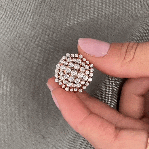 Bague Emerald King Wave