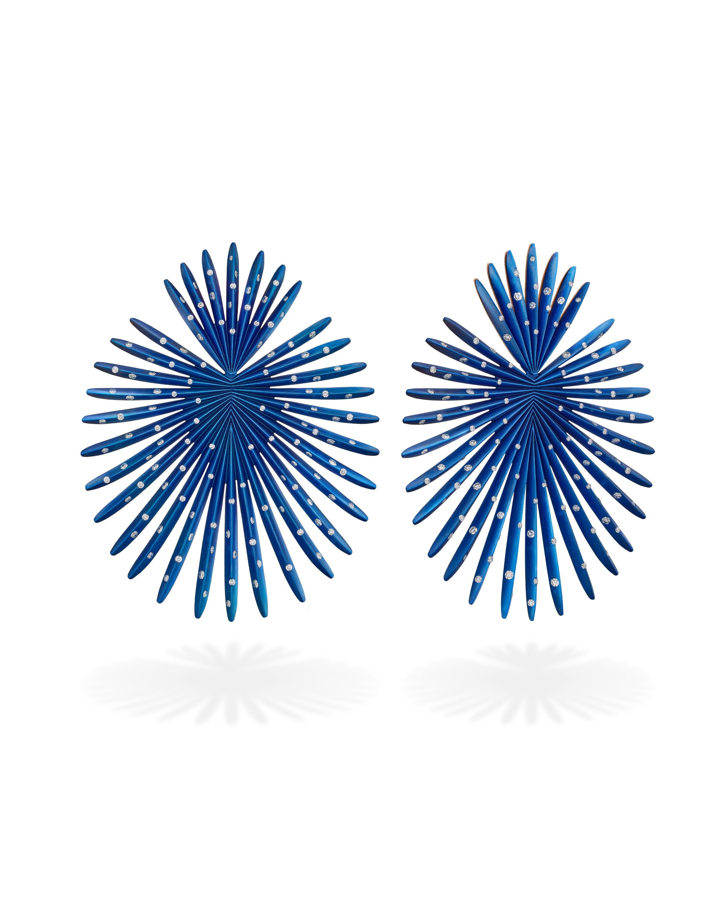 B.O. Palma en titane bleu