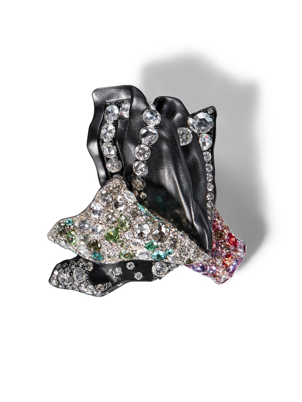 BAGUE MAGNOLIA DE MINUIT