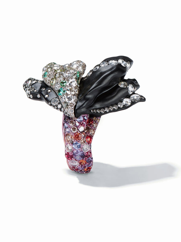 BAGUE MAGNOLIA DE MINUIT