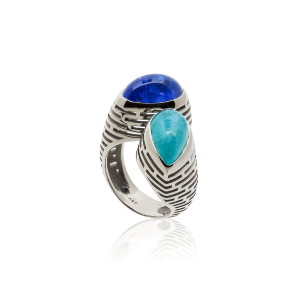 Ring "Blue hero"