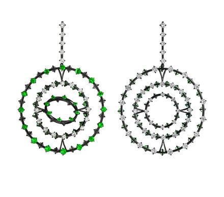 Boucles d'oreilles "Round & Round"