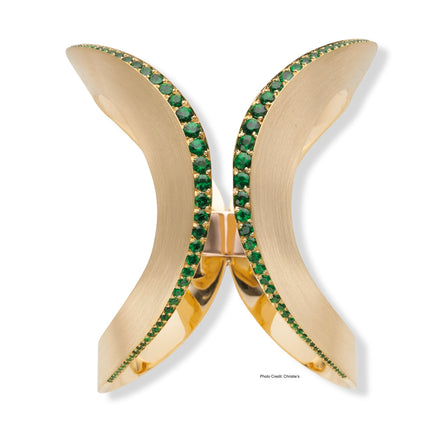 Bracelet Or et Tsavorites