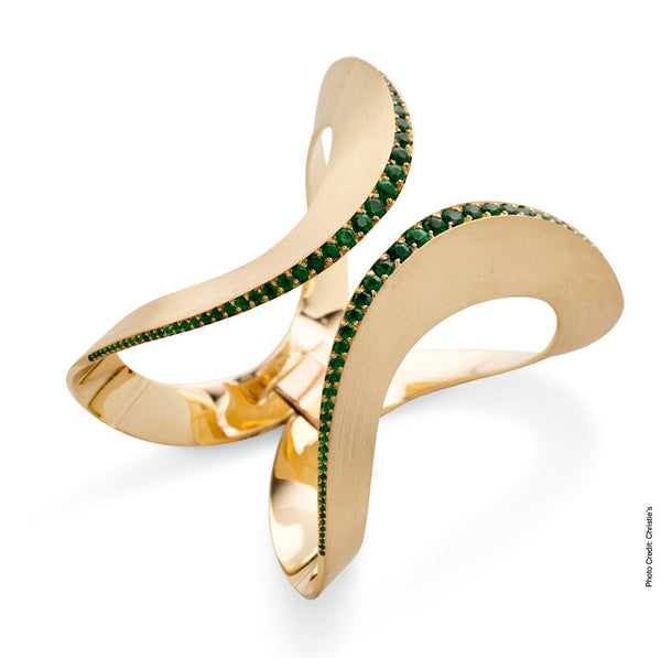 Bracelet Or et Tsavorites