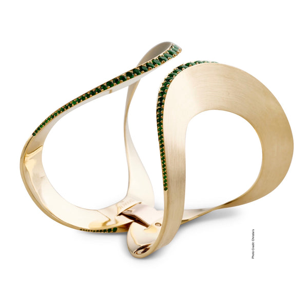 Bracelet Or et Tsavorites