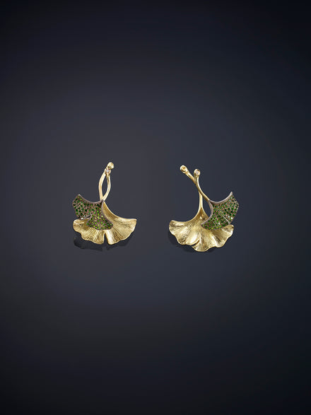 Boucles d'oreilles Ginkgo