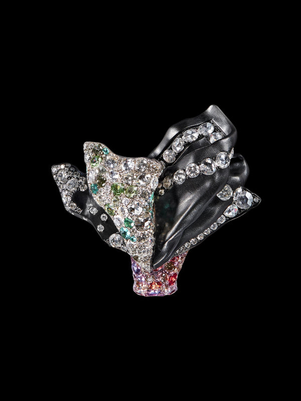 BAGUE MAGNOLIA DE MINUIT