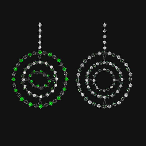 Boucles d'oreilles "Round & Round"