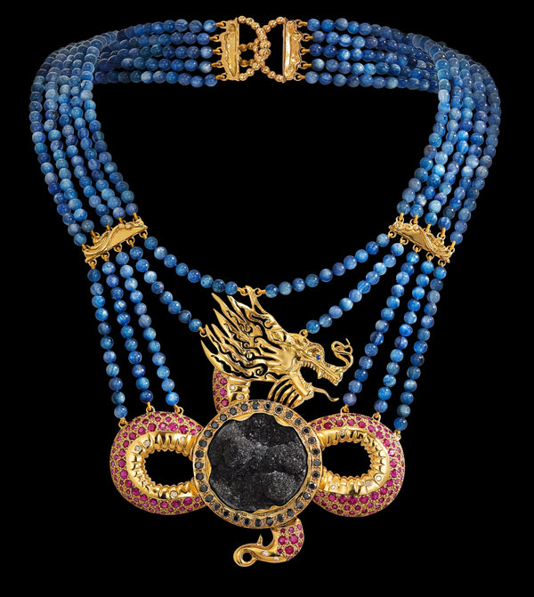 Collier Ruby Dragon