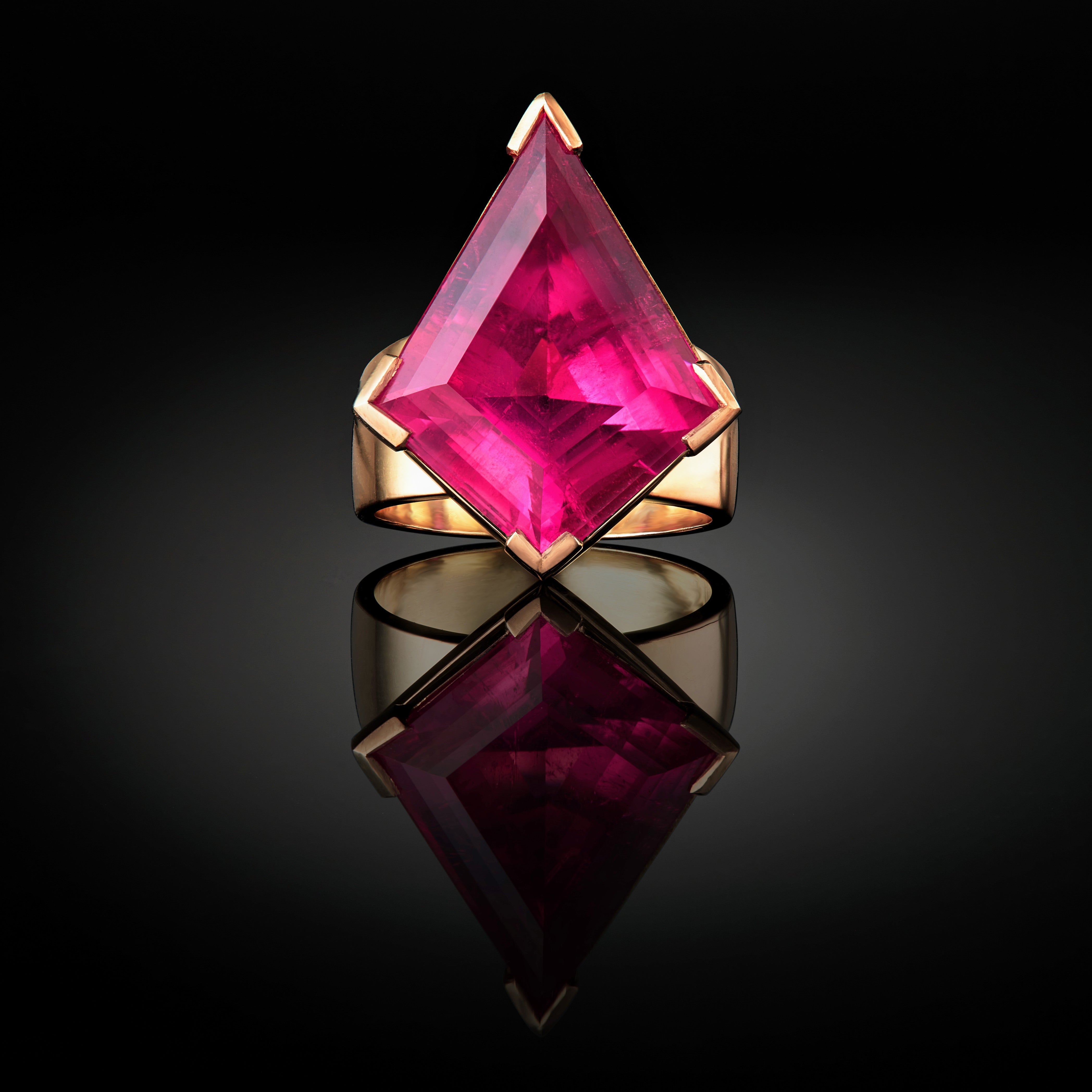 Bague Rubellite Kite