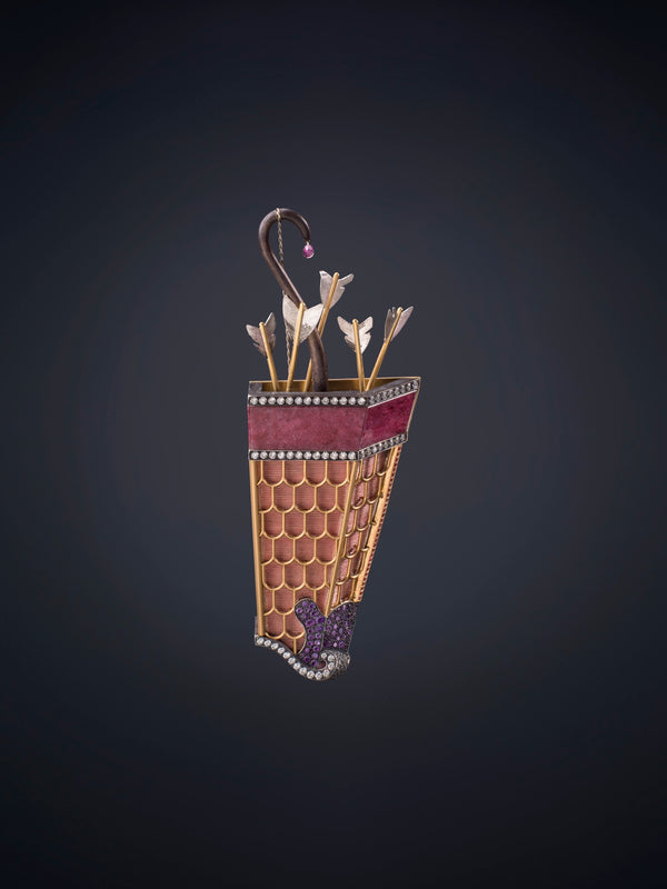 Quiver Brooch