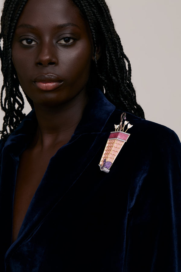 Quiver Brooch