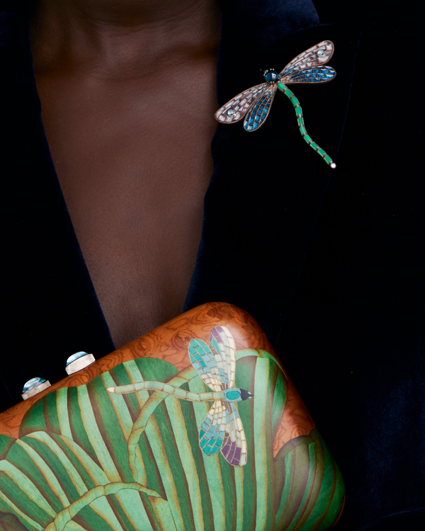 Luz Camino & Silvia Furmanovich Dragonfly Clutch