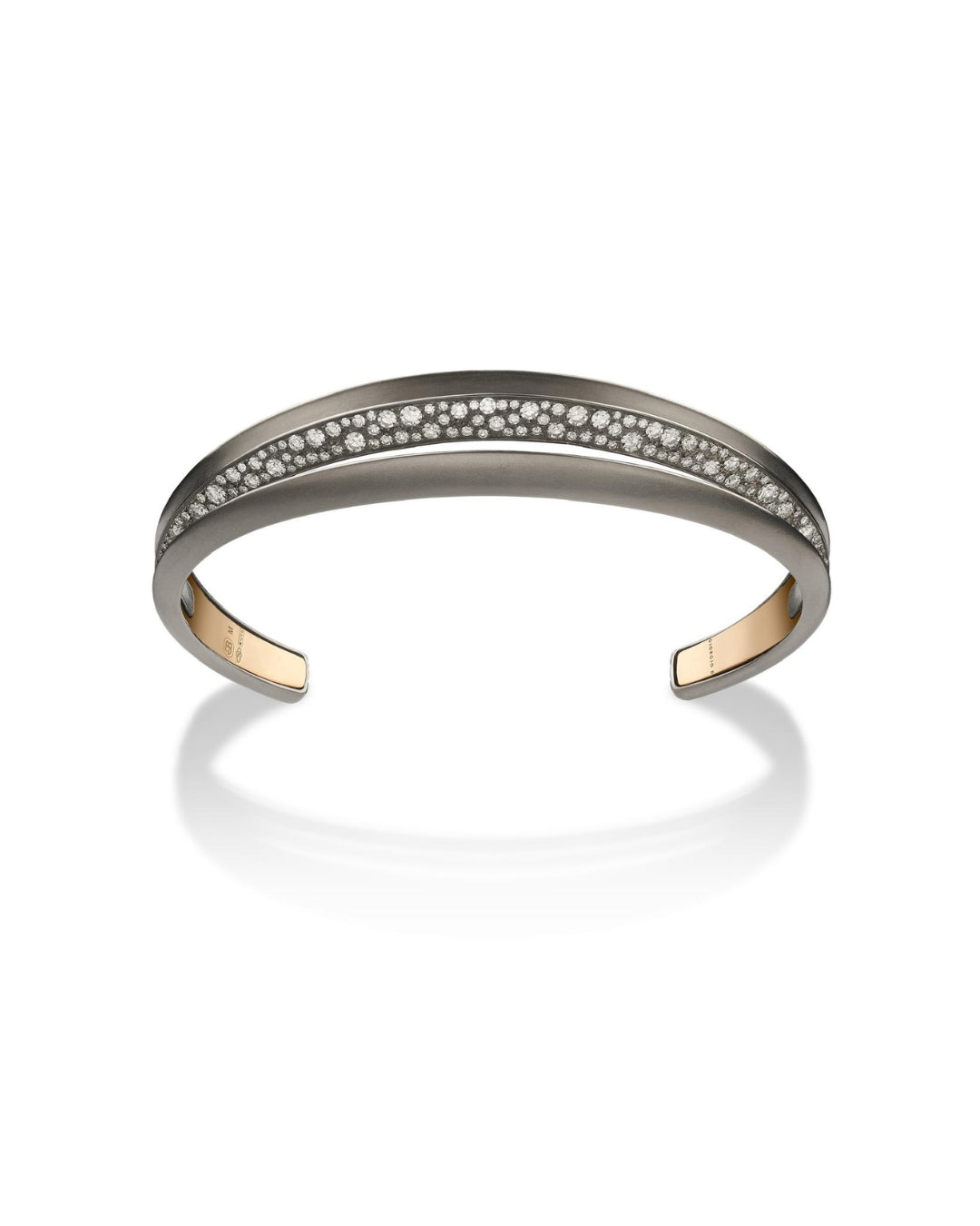Palmetta Titanium Diamond Bracelet