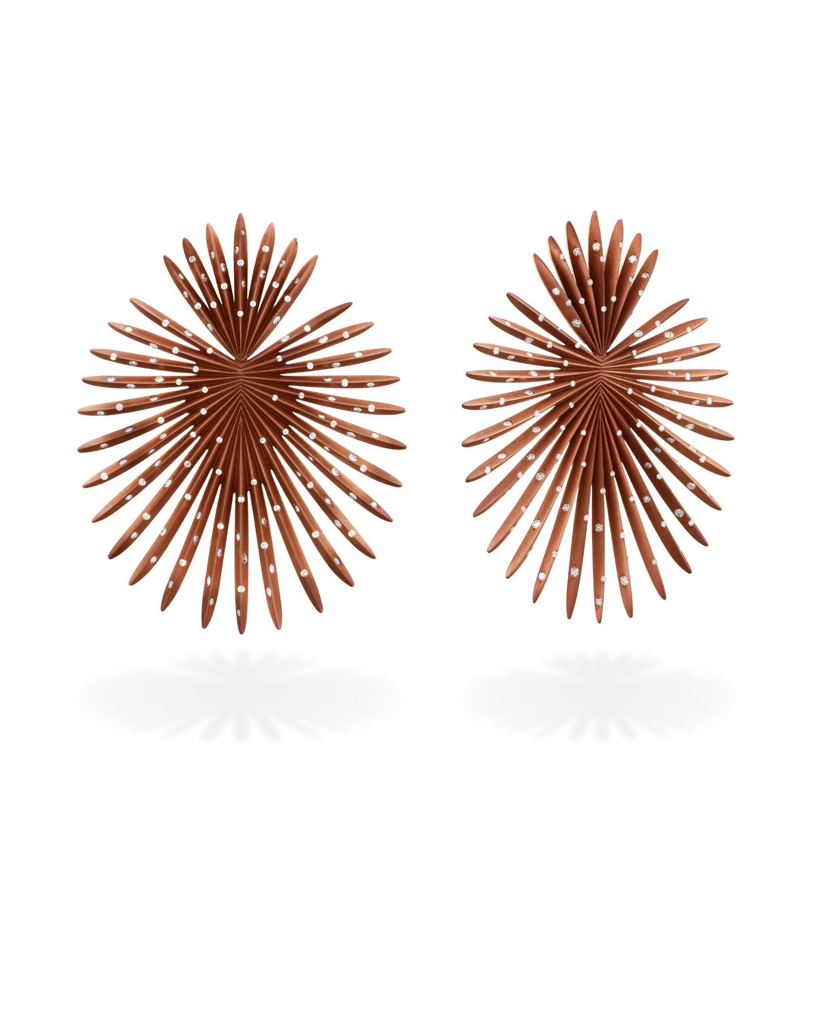 Palma Starburst Titanium Earrings